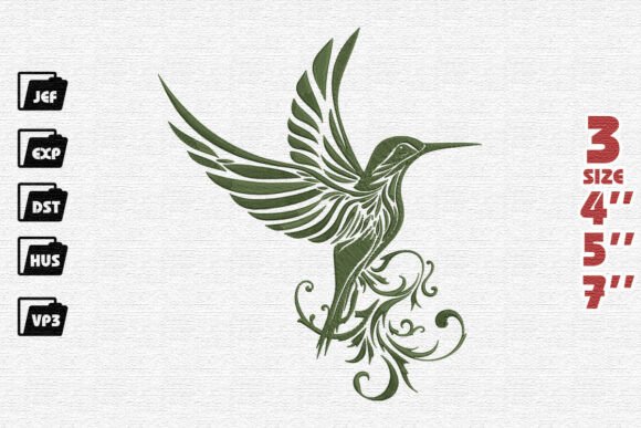 Elegant Ornate Hummingbird Olive Green Review