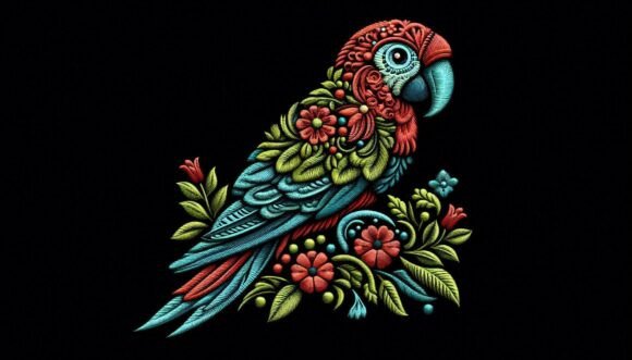 Embroidery Style Parrots: A Seller's Review