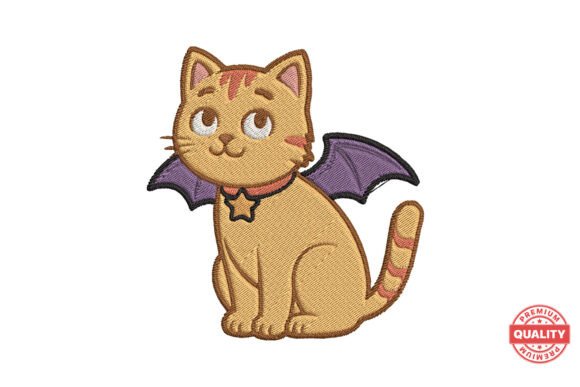 Halloween Bat Cat Embroidery Review